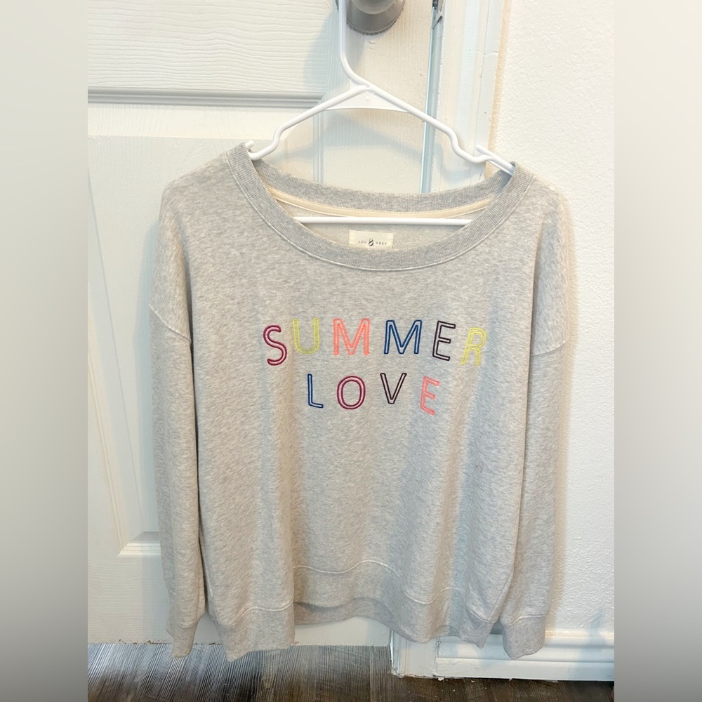 LOFT Lou & Grey Grey Lounge Sweatshirt